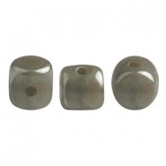 Les perles par Puca® Minos kralen Opaque dark grey luster 43040/14400